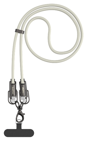 KABEL USB-C -C 60W 1.6M  MORRE M109 ŁAD+SYNCH