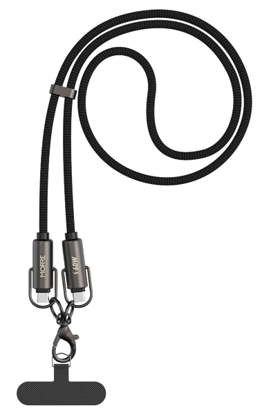 KABEL USB-C -C 60W 1.6M  MORRE M109 ŁAD+SYNCH