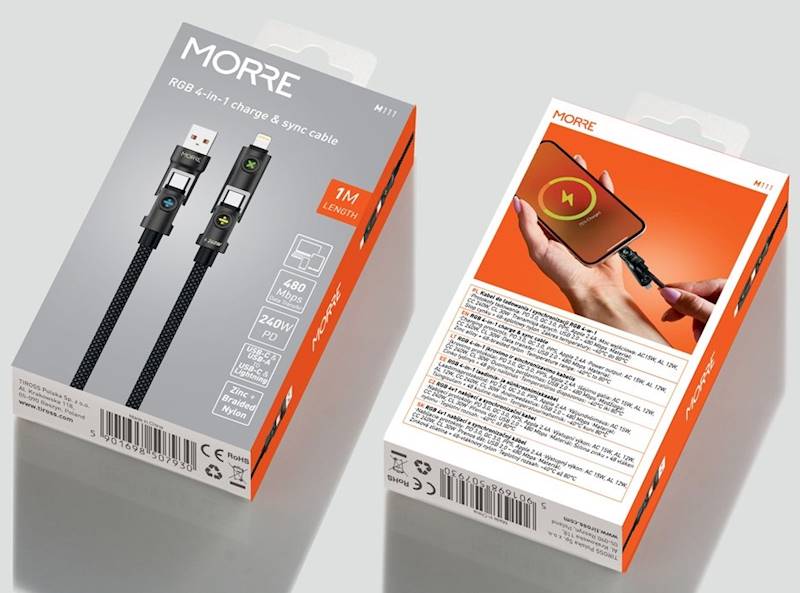 KABEL RGB 4 w 1/ 240W MORRE M111 ŁAD+SYNCH 1M