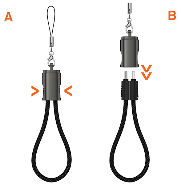 KABEL USB C-C 60W/480MBPS 20CM   MORRE M110