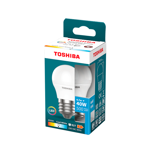 LED TOS.ESENTIA G45 E27 4.7W 40W 6500K 500lm/5/100