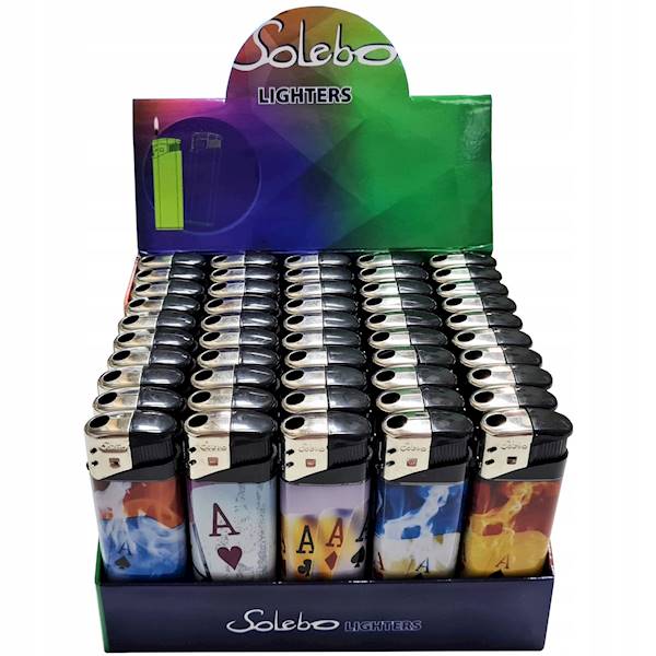 ZAPALNICZKA  SOLEBO LF27 OKLEJKA/50 KOŚCI