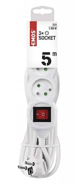 P1315R PRZEDŁ.3G 5M UZIEMIENIE + WYŁĄCZNIK/5