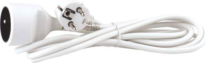 PC0113 PRZEDŁUŻACZ1G 3M  UZIEMIENIE CZARNY(EMOS)/5