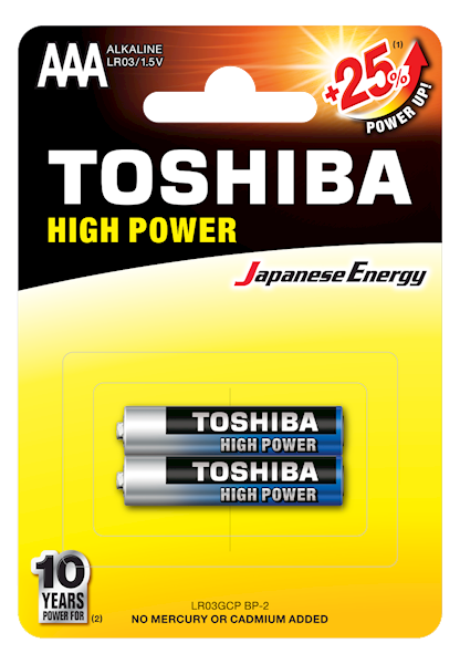 TOSHIBA LR03/2 BL HIGH POWER /24-288/