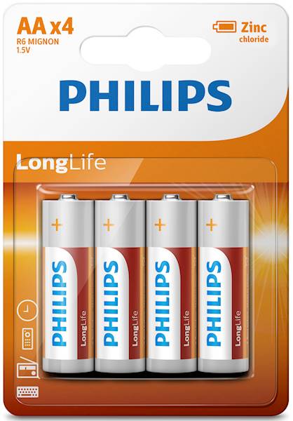 PHILIPS LONGLIFE R6 /4 / BL /48-144/