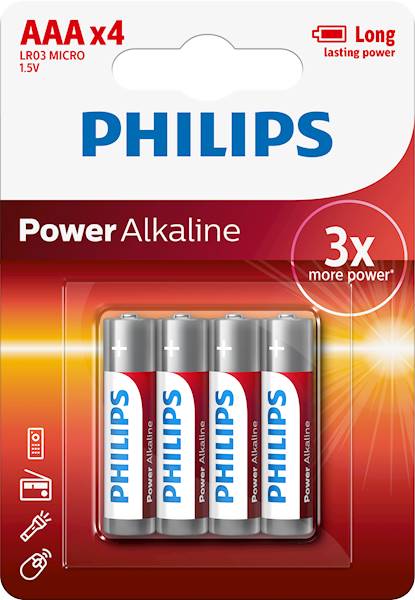 PHILIPS LR03/4/BL POWERLIFE/48-144/