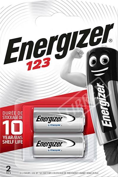 ENERGIZER CR123 /BL2 /6 /120 