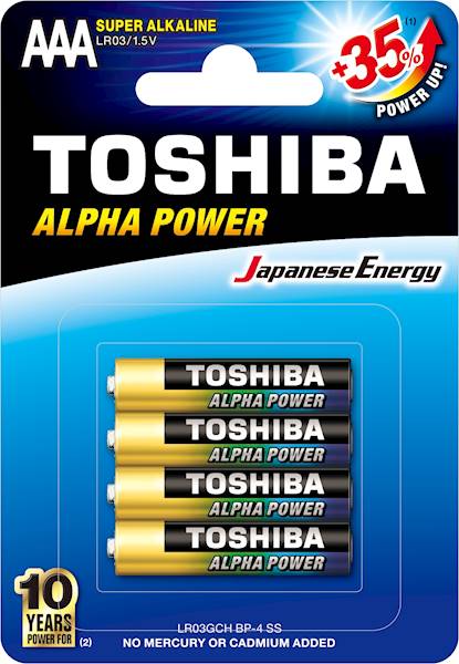 Baterie TOSHIBA LR03/ BL4 ALPHA POWER /12-48/ IM