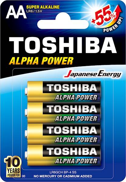Baterie TOSHIBA LR6/ BL4  ALPHA POWER /12-48/IM