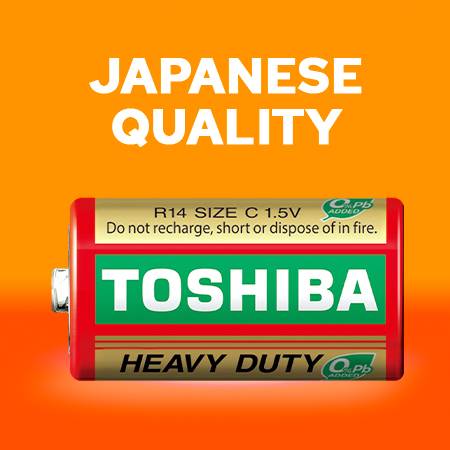 Baterie TOSHIBA HEAVY DUTY R14 / TR2 /12-240