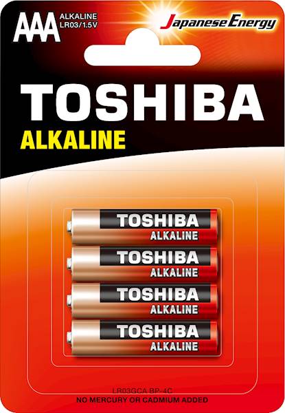 . Baterie TOSHIBA RED  LR03/ BL4 /12-48/  (IM)