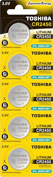 . Baterie TOSHIBA CR 2450 / BL5  /10-100/(IM)