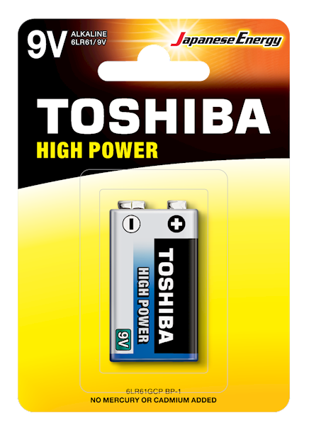 TOSHIBA 6LR61 / BL1 (9V) HIGH POWER/12-240/