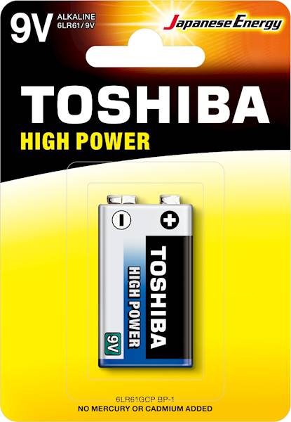 Baterie TOSHIBA 6LR61/ BL1 9V HIGH POWER/12-240 IM