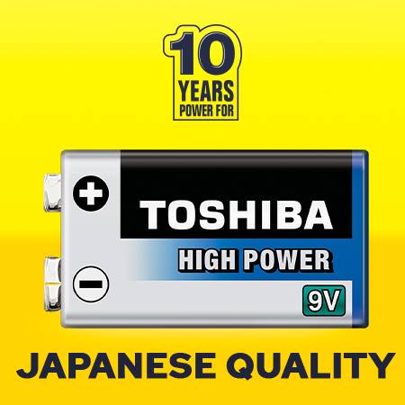 Baterie TOSHIBA 6LR61/ BL1 9V HIGH POWER/12-240 IM