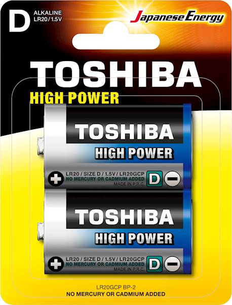 Baterie TOSHIBA LR20 / BL2 HIGH POWER /10-40/IM