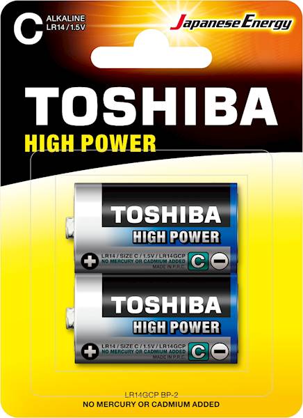 Baterie TOSHIBA LR14 / BL2  HIGH POWER /10-60/ IM