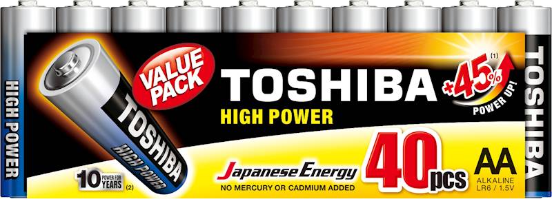 . Baterie TOSHIBA LR03/ BL40   HIGH POWER /4-16/
