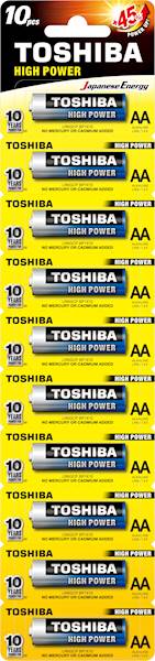 Baterie TOSHIBA LR6/ BL10  HIGH POWER /10-80/ IM