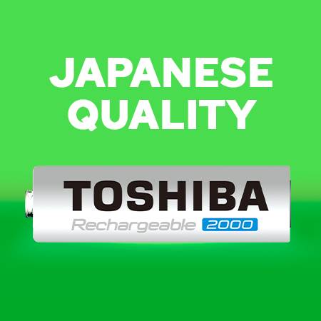 . Akumulatorki TOSHIBA HR6/4BL 2000mah R2U/10-50