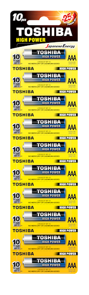 TOSHIBA LR03/ BL10  HIGH POWER /10-80/
