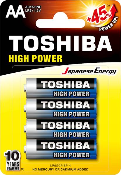 Baterie TOSHIBA LR6/ BL4 HIGH POWER /12-48/ IM