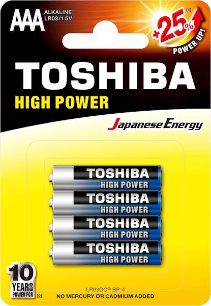 Baterie TOSHIBA LR03/ BL4 HIGH POWER /12-48/IM