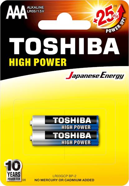 Baterie TOSHIBA LR03/ BL2  HIGH POWER /12-144/