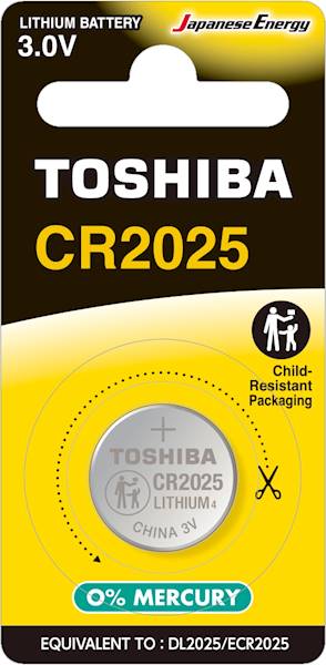 . Baterie TOSHIBA CR 2025 / BL1 /10-100/ (IM)
