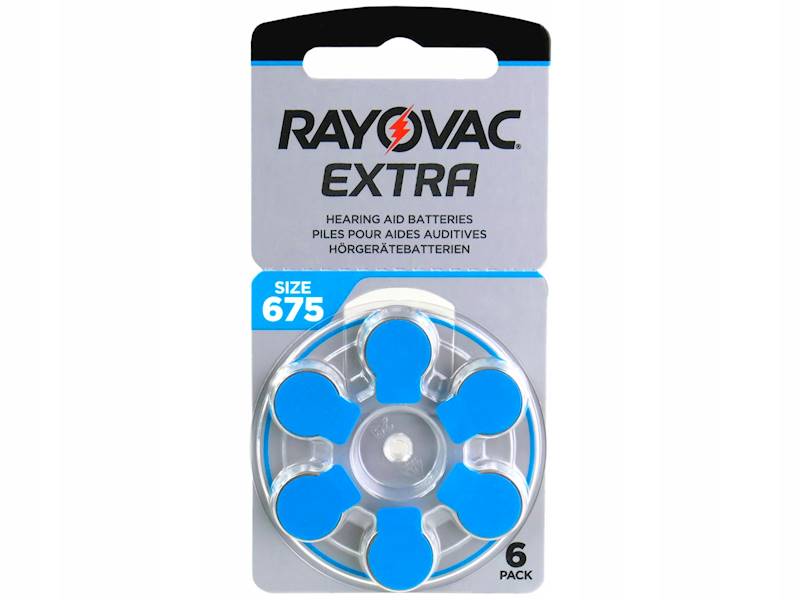 RAYOVAC EXTRA 675 /BL6  SŁUCHOWA VAT 8%/100