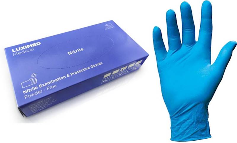 RĘK. NITRYL NIEBIESKIE "XL" a'100 LUXIMED   8%