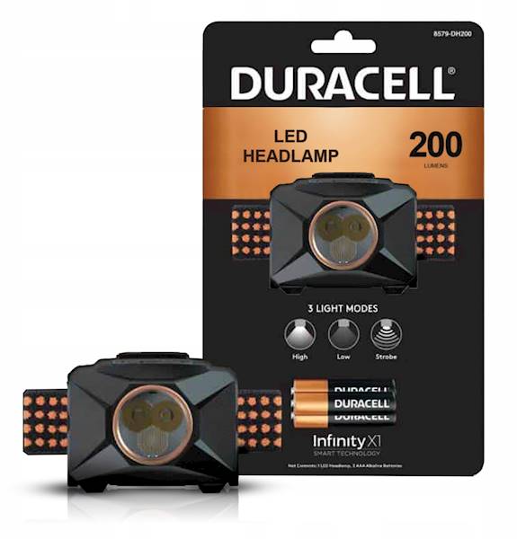 ..DURACELL LATARKA CZOŁOWA 200 lm 8579(3X AAA