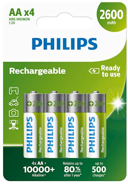 ..PHILIPS AKUM.HR6/2600 mah/4 BL /48/