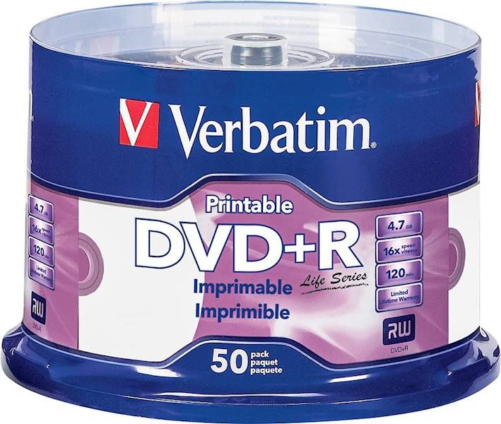 DVD+R VERBATIM C50 CAKE 43550