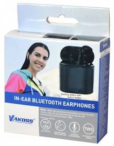 SŁUCHAWKI DOUSZNE SK- 832 BK  BLUETOOTH  