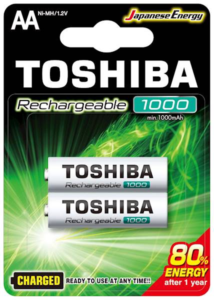 . Akumulatorki TOSHIBA HR6/2BL1000mah R2U/10-100/