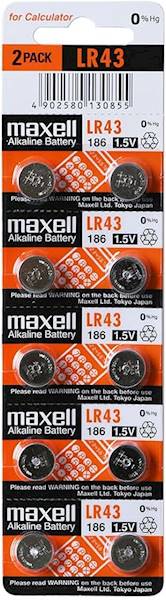 MAXELL LR43 BL10 /1142 /20 