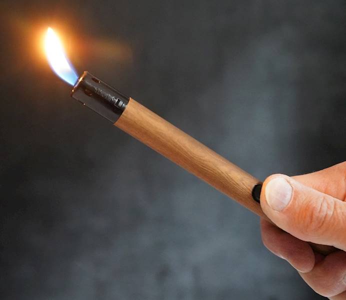 ZAPALARKA TIROSS TS-1066 /25 PAŁKA DREWNO