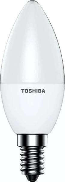 Led TOSHIBA ESEN. E14 C37 7W 806lm  6500K 60W/100