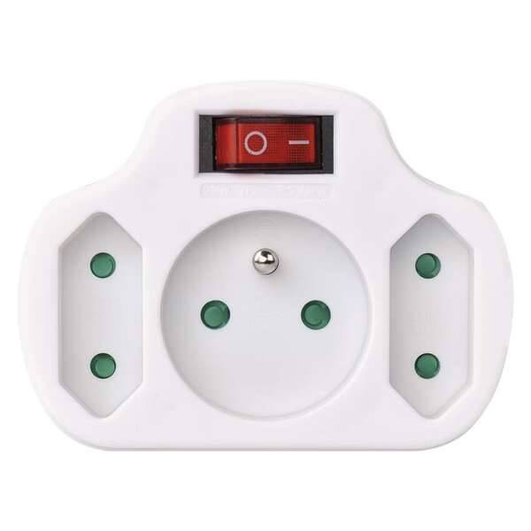 P0029  ROZGAŁĘŹNIK 3X Z WYŁĄCZNIKIEM