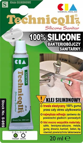 S 969 SILIKON SANITARNY BEZBARWNY 20ML/20