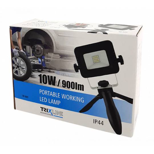 TR605 TRIXLINE LAMPA ZE STATYWEM 10W/ ZASIL 18650