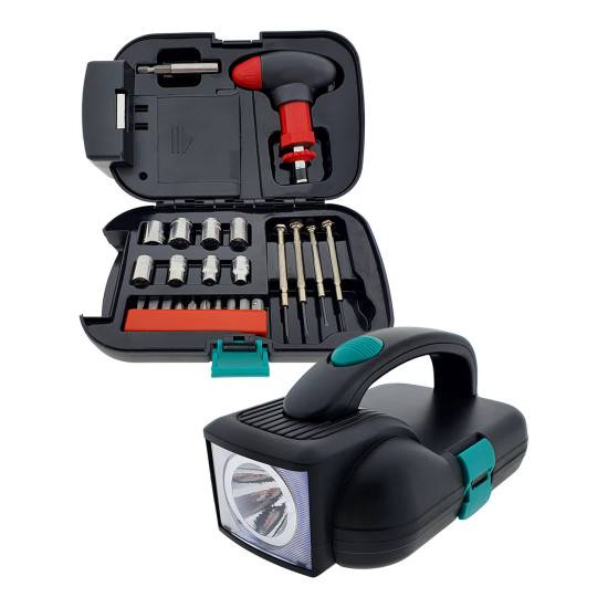 TR-241T TRIXLINE ZESTAW NARZĘDZI Z LATARKĄ