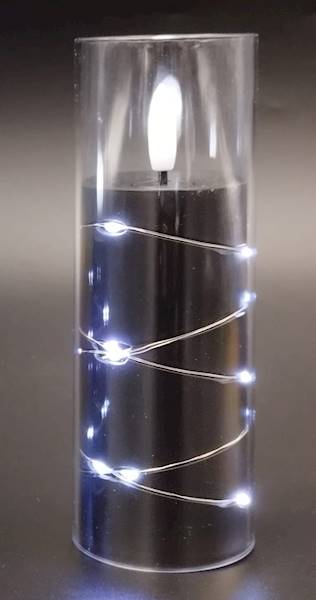 5506 ŚWIECA CZARNA  OPLOT  55/150MM+2XR6 /6