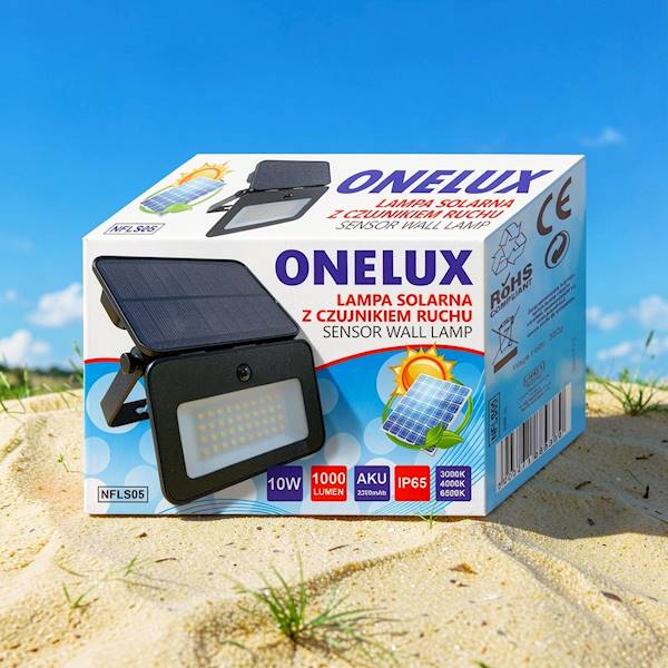 . NFLS05 Lampa ONELUX SOLARNA WALL 10W 1000lm 