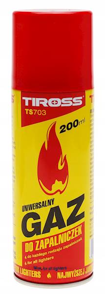 TS 703 GAZ DO ZAPALNICZEK 200 ml   /12