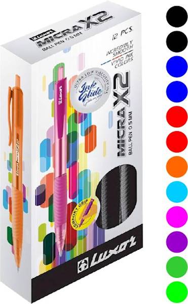 LUXOR MICRA AUT.X2 MIX color(1840) opk=12 szt