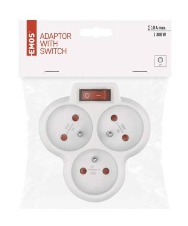 P0026S  ROZGAŁĘŹNIK 3X Z WYŁ 