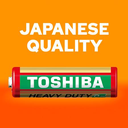 Baterie TOSHIBA HEAVY DUTY R6 /TR4 /10-50-250 IM